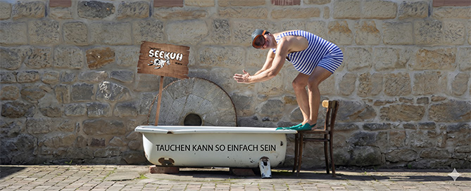 Tauchschule Tauchsport Seekuh für professionelle Tauchausbildung in Frankfurt, Mainz und Wiesbaden.