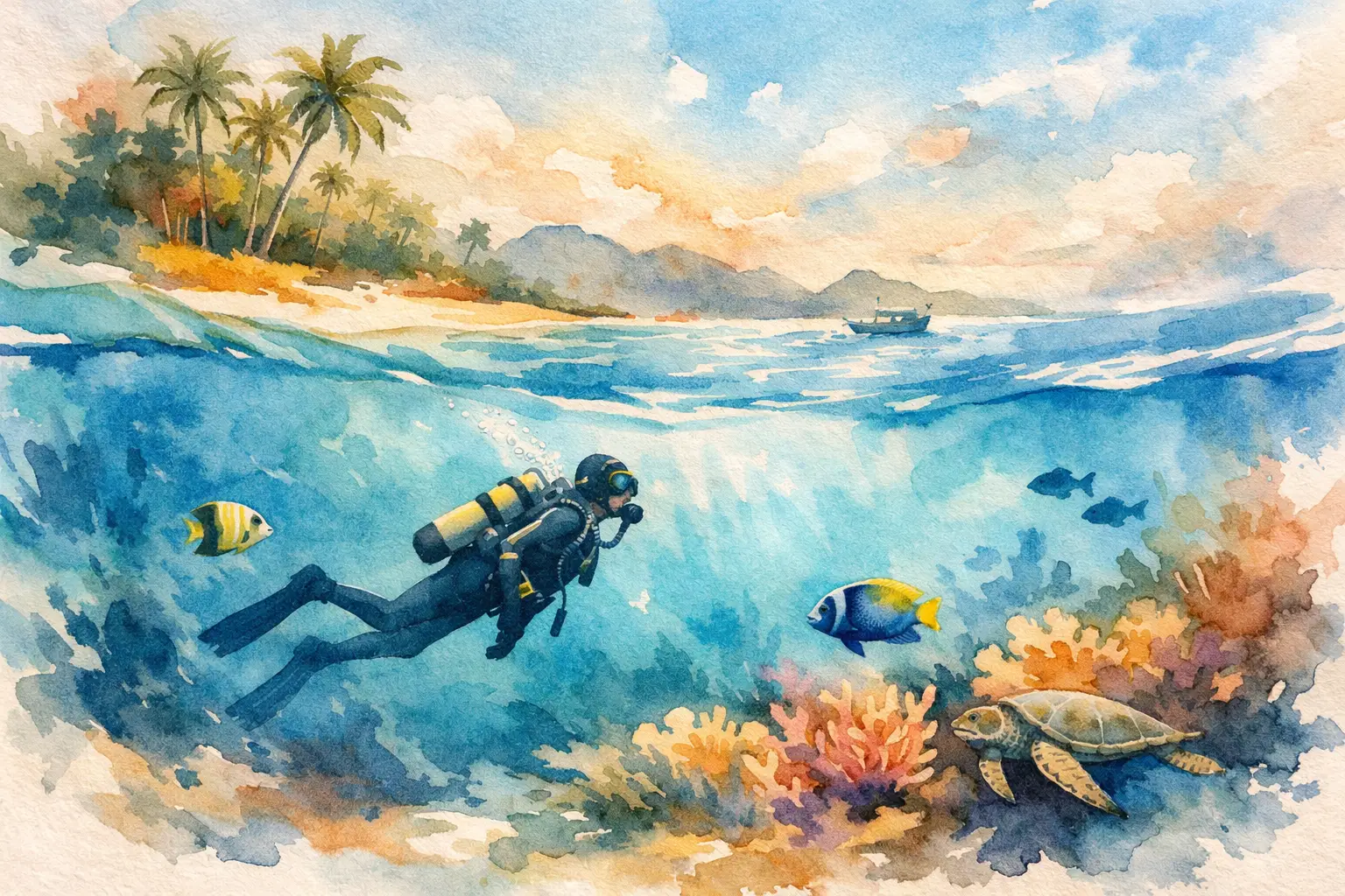 Open Water Diver im Urlaub abschließen - so geht's