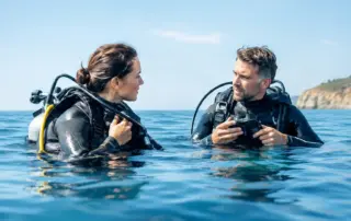 Sicherheitsregeln beim ersten Freiwassertauchgang